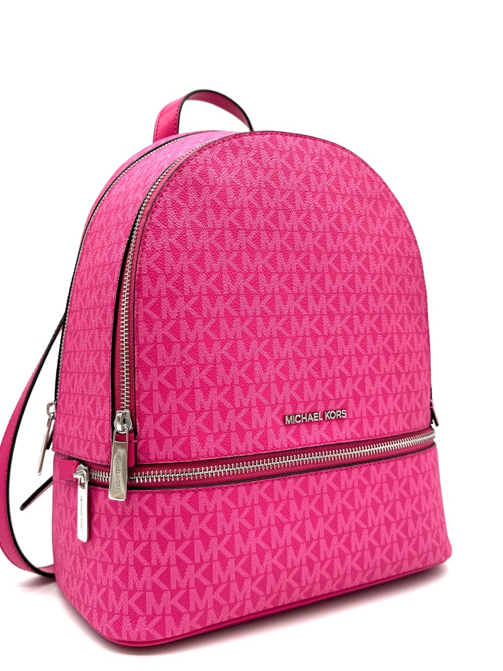 Michael Kors Medium Rhea Zip Backpack - Dragonfruit